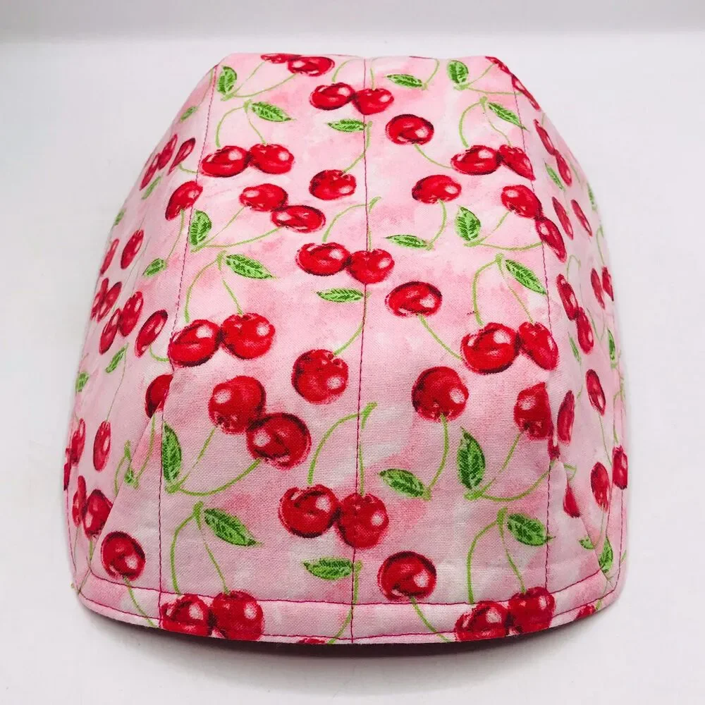 Microwave Takeout Container Cozy: Reversible Cherries Kitchen Cottage Core